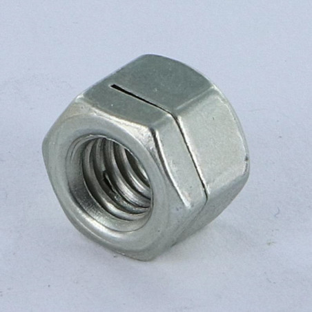 1 x Dado autobloccante Con Intaglio M10 H130 Classe 8 Zincate