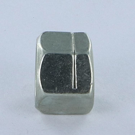 1 x Dado autobloccante Con Intaglio M6 H130 Classe 8 Zincate