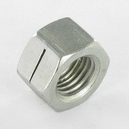 1 x Dado autobloccante Con Intaglio M16 H100 Classe 8 Zincate