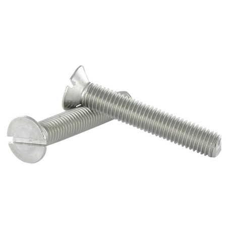 1 x Vite Per Metalli Testa Forata Con Intaglio M4X20 Acciaio Inox A4