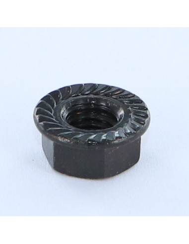 1 x Dado Flangia Dentellato M10 Acciaio Zincato...