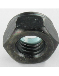 Dado autobloccante M8 Acciaio Zincato Nero 2