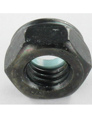 1 x Dado autobloccante M8 Acciaio Zincato Nero