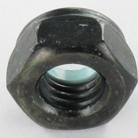 1 x Dado autobloccante M4 Acciaio Zincato Nero