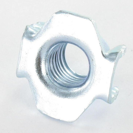 1 x Dado con ARTIGLI Dentellato M10 Alto 12 Zincate