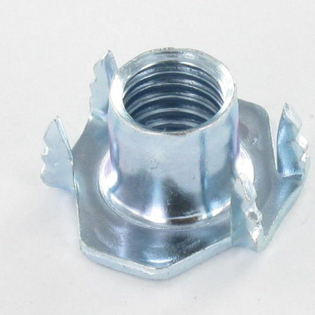 1 x Dado con ARTIGLI Dentellato M10 Alto 12 Zincate