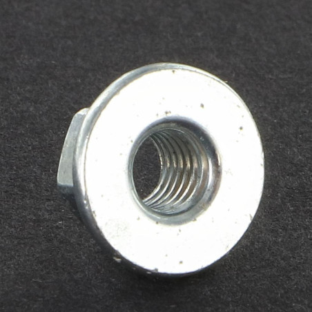 1 x Dado di bloccaggio interamente in metallo con Flangia BILOK M6 Zincate