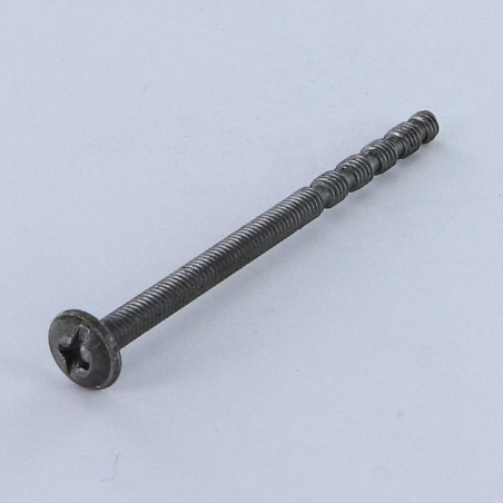 1 x Vite Testa Poelier Larga Pozy Con Intaglio M4X65 Filettata Su 25 Asciugabile Acciaio Grezzo