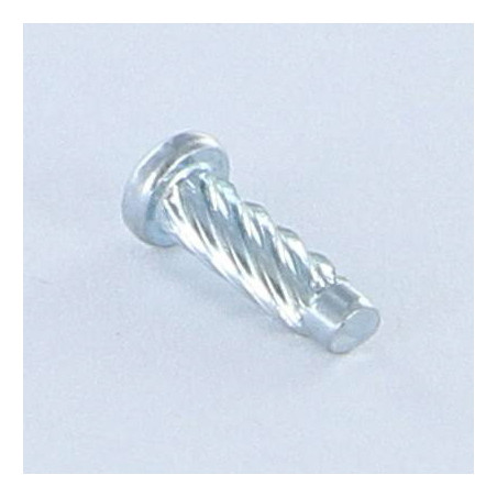 1 x Rivetto Autofilettante Tipo U Testa Poelier 2,54X 1/4 Zincate