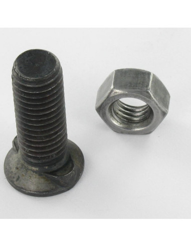 1 x Bullone A Testa Fresata Testa Forata M12X35...