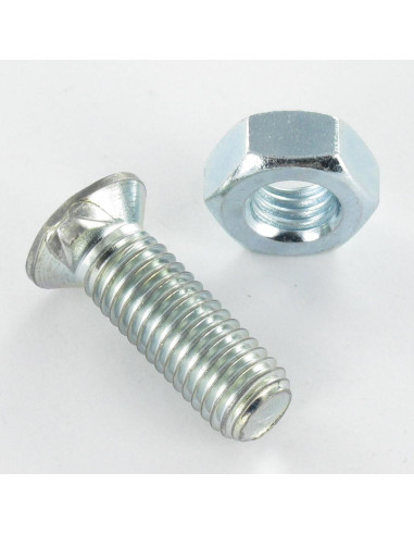 1 x Bullone A Testa Fresata Testa Forata M12X30...