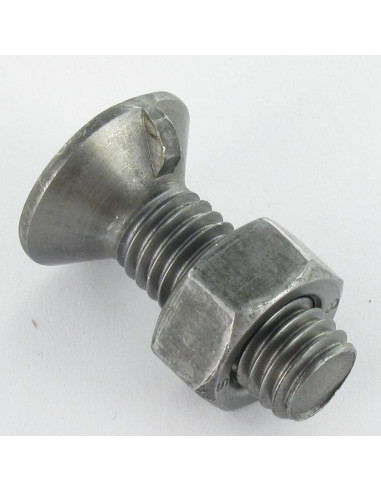1 x Bullone A Testa Fresata Testa Forata M12X40...