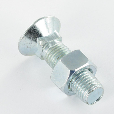 1 x Bullone A Testa Fresata Testa Forata Colletto Quadrato 7/16UNF 11X60 Classe 8.8 Zincate