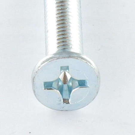 1 x Vite Per Metalli Testa Forata Phillips 3 M6X16 Zincate
