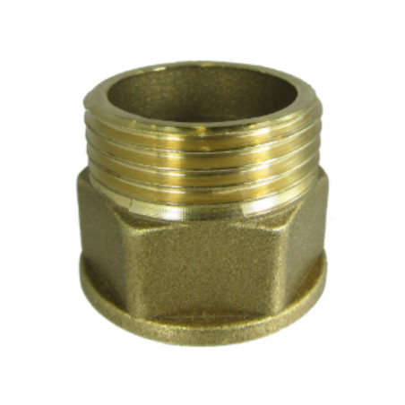 Capezzolo esagonale ridotto Figura 241 Femmina/Maschio Ottone